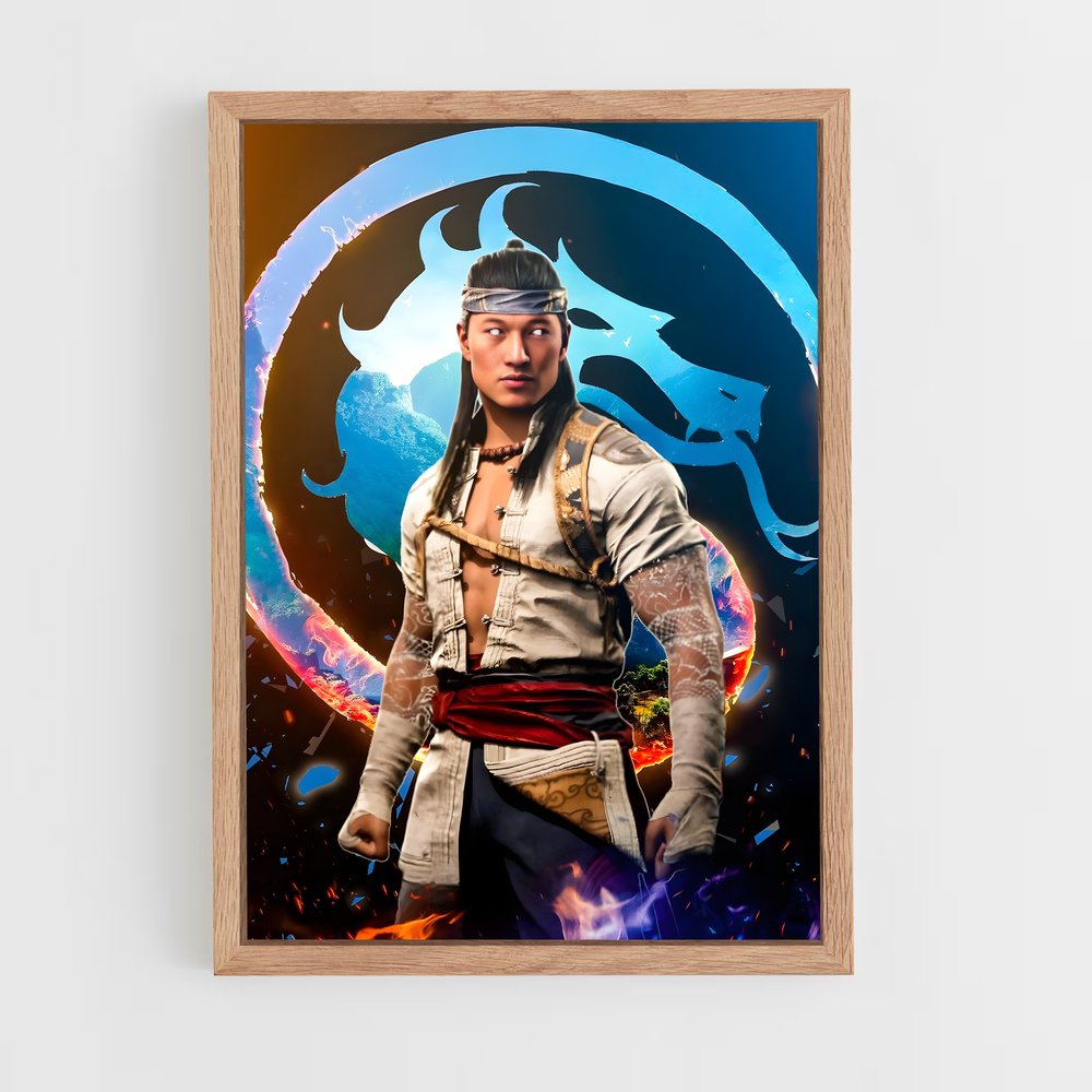 Poster Liu Kang: Dragon Fighter – affiche Mortal kombat (vue 4)